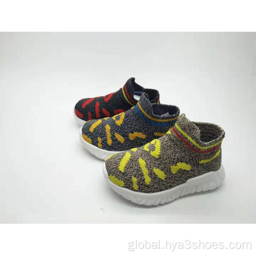 Kid's Casual Shoes Child Flyknit Sports Shoes Manufactory